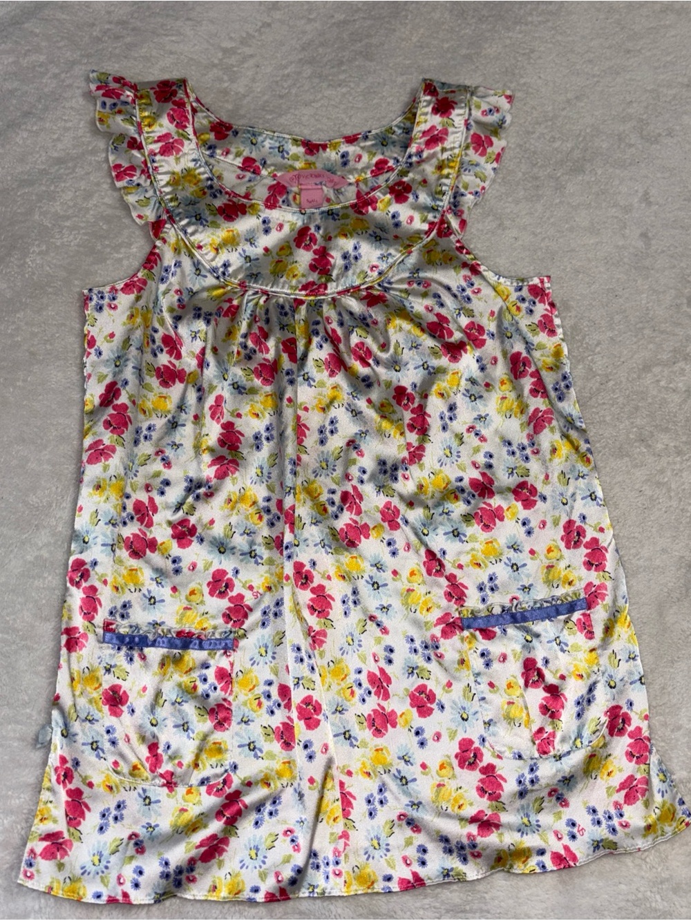 Y2K 2000’s Victoria’s Secret Floral Babydoll PJ Top Size S